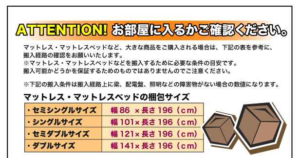 搬入時の注意事項