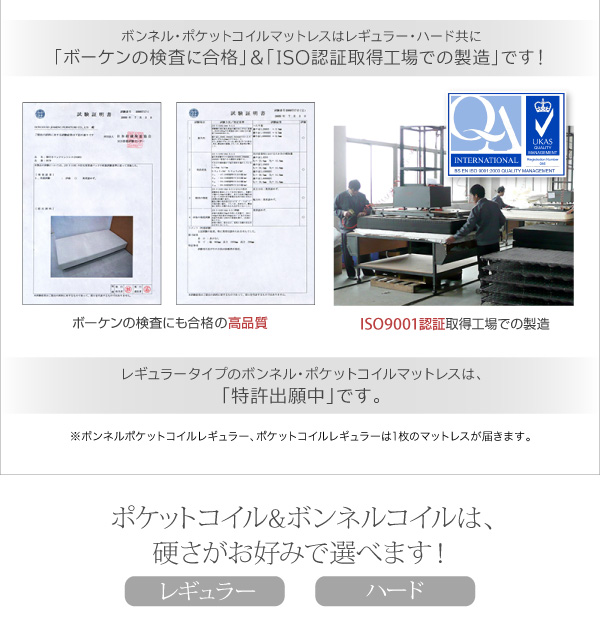 ＩＳＯ認証取得工場での製造