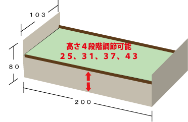 畳ベッド　サイズ